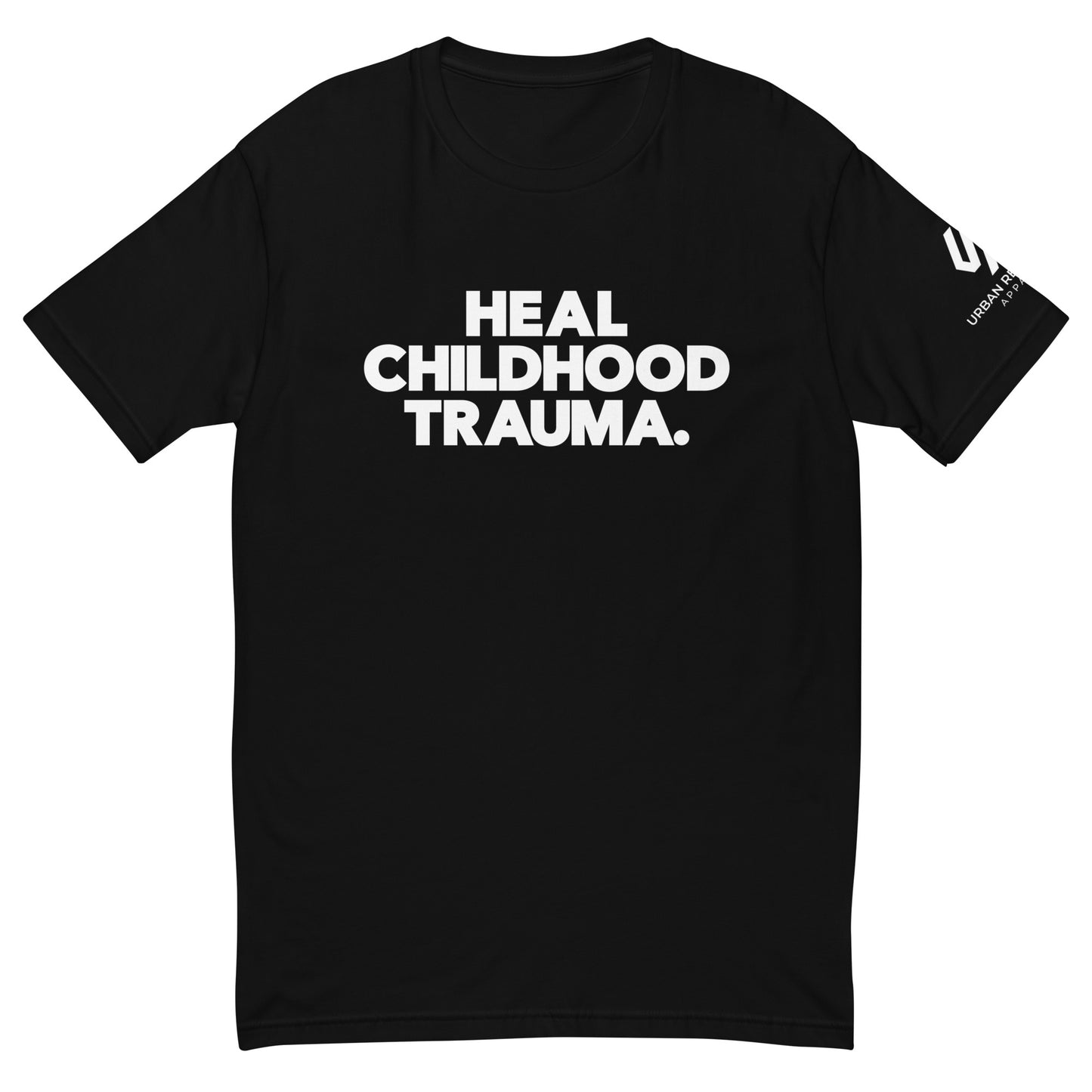 Heal Childhood Trauma Short Sleeve Fitted T-shirt