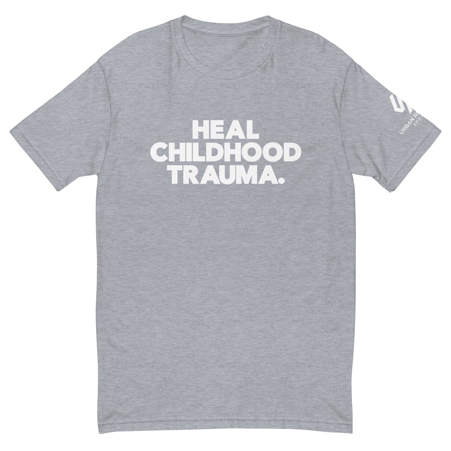 Heal Childhood Trauma Short Sleeve Fitted T-shirt