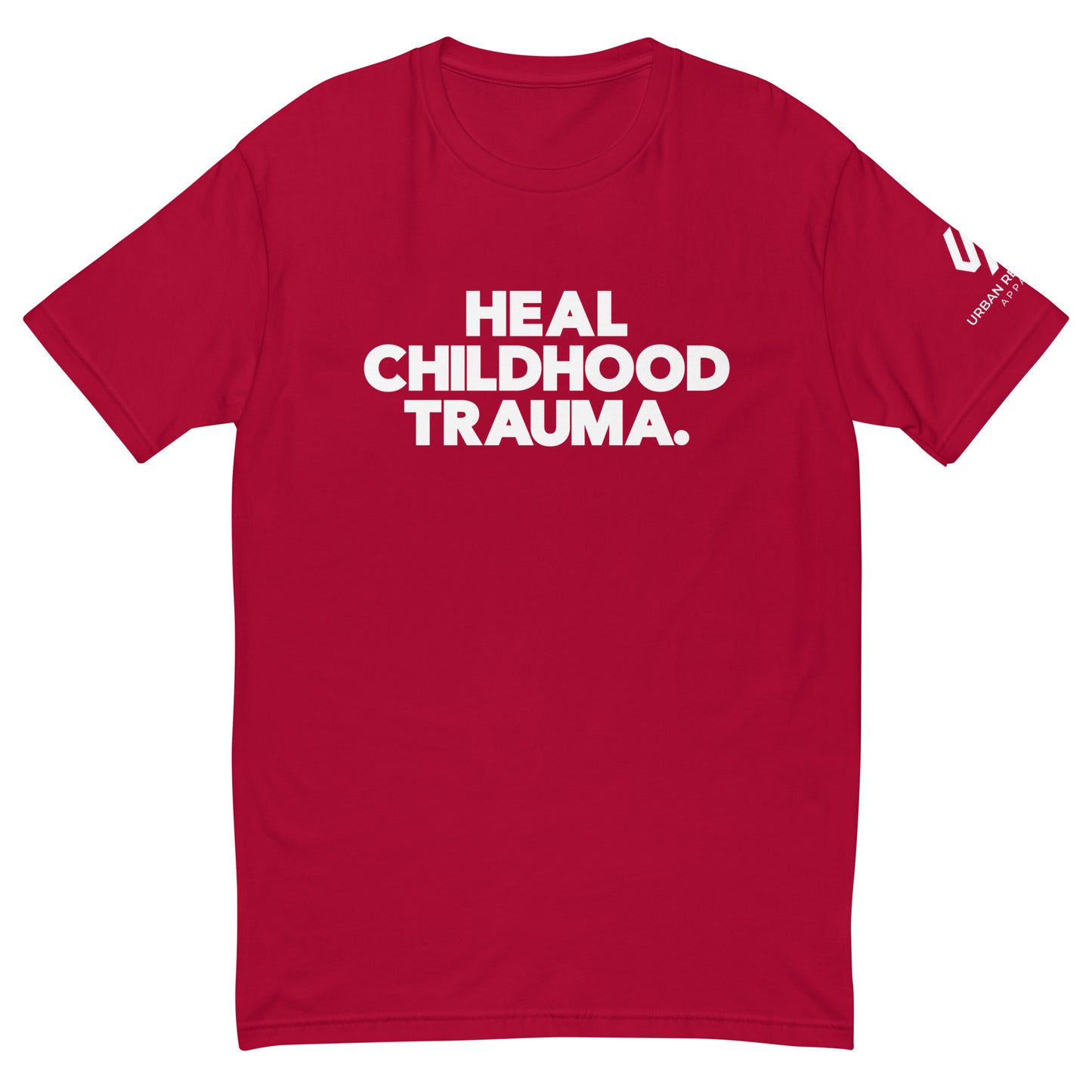 Heal Childhood Trauma Short Sleeve Fitted T-shirt