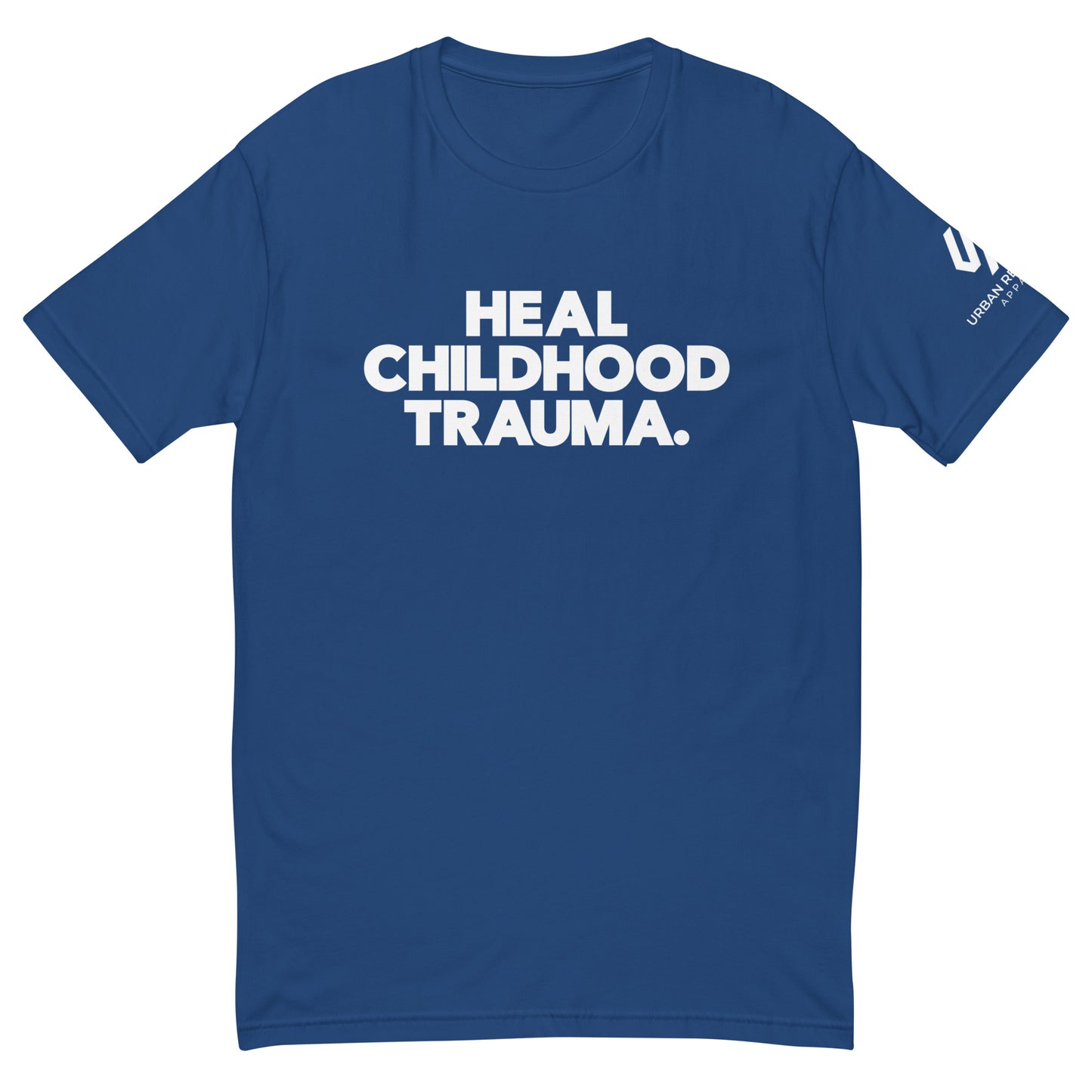 Heal Childhood Trauma Short Sleeve Fitted T-shirt